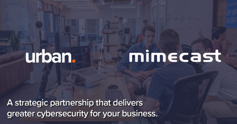 Urban signs strategic partnership with flagship email security vendor, Mimecast