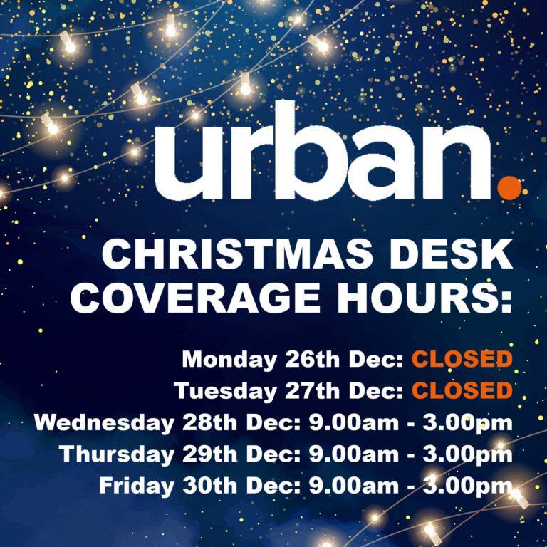 Hours over the Festive period