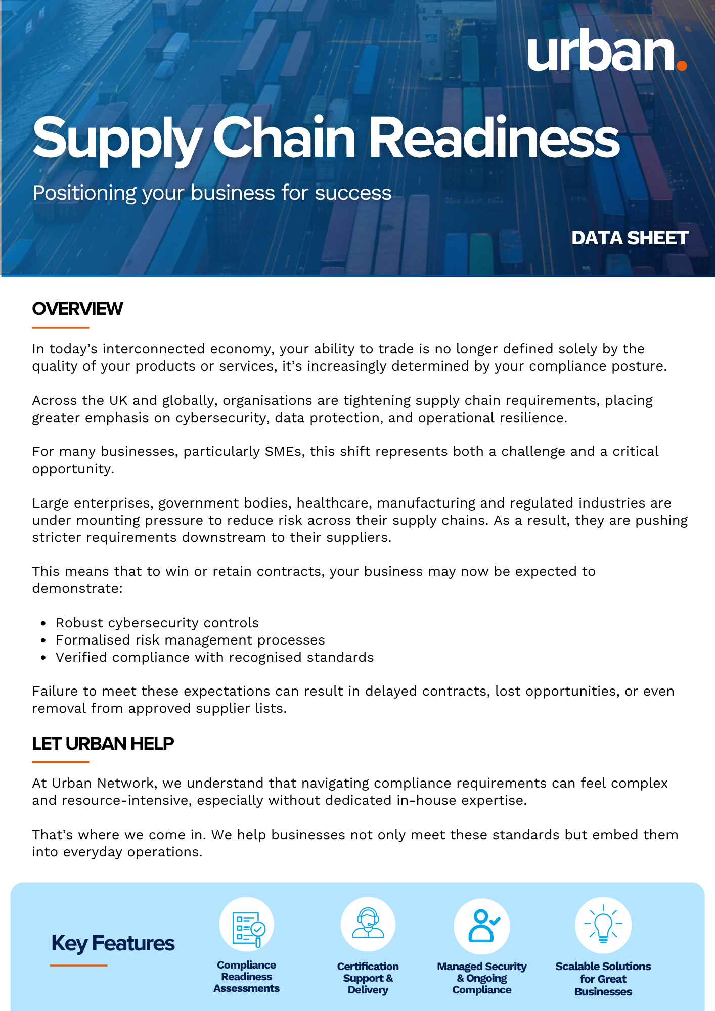[Datasheet] Supply Chain Readiness